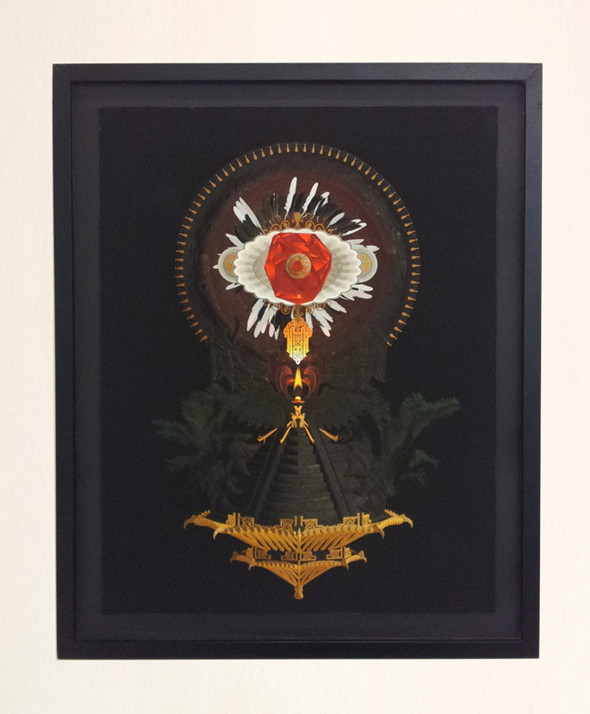 Totem-print framed-resized